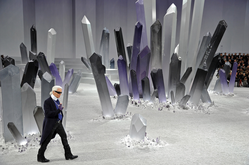 Illustration for article titled Karl Lagerfeld holds a fashion show in Superman's Fortress of Solitude
